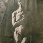 Heartfelt But Strong | Charcoal on Canson | 24" x 18" | Price on Request