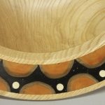 Buckthorn in resin on bowl rim | Details on Request