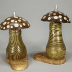 Toadstool oil lamps | Details on Request