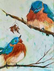 Don't Look at Me Like That | Acrylic Mixed Media on Wood Panel | 12" x 10" | Price on Request